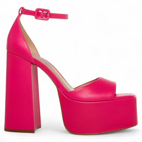 Steve Madden Womens KASSIANI Open Toe Platform Heels - Picture 2 of 3